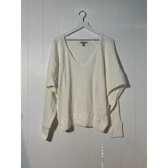 Free People Santa Clara Thermal Henley in Alabaster Size Medium - Picture 2 of 8